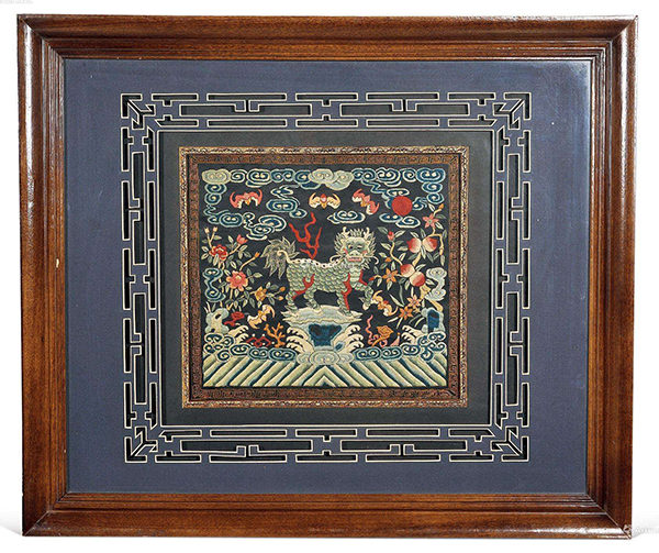 补子-清一品武官麒麟