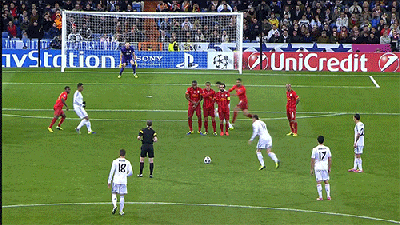 C罗的电梯球(网络图)