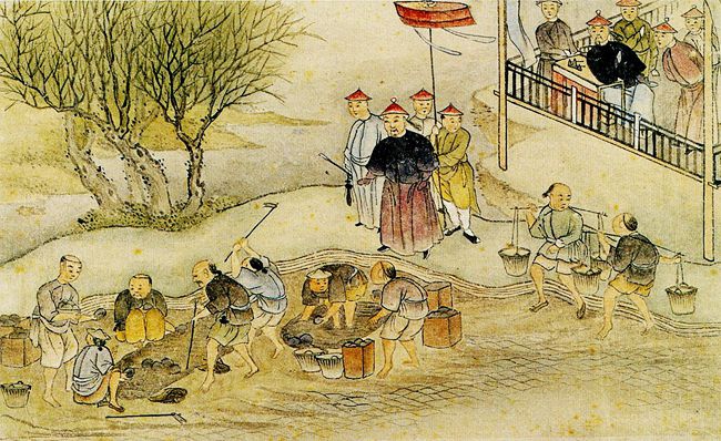 虎门销烟想象图（来源：维基百科）